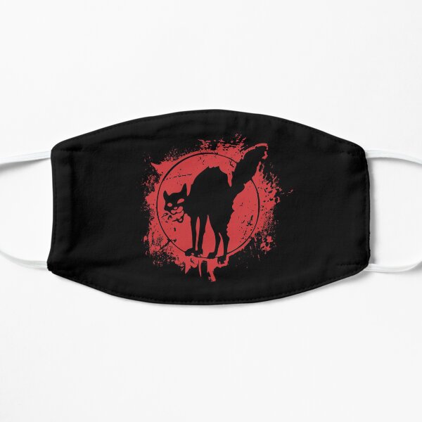 Anarchist Black Cat Flat Mask