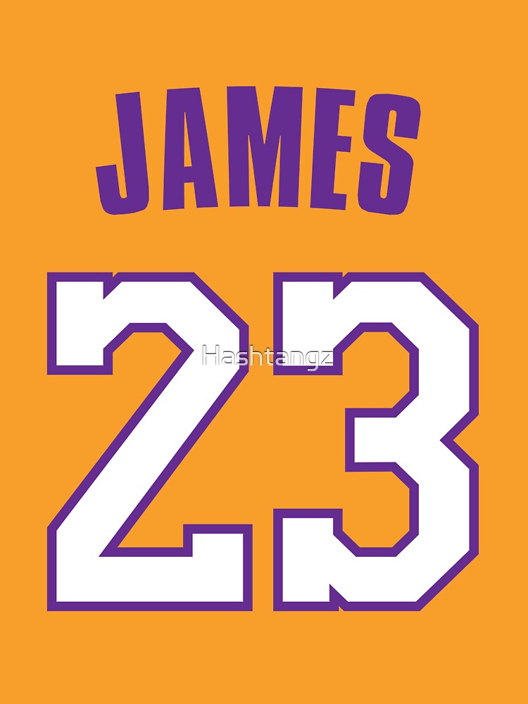  LeBron  James  23  T shirt by Hashtangz Redbubble