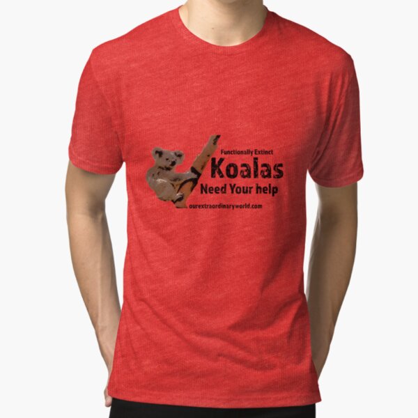 Save the Koalas Tri-blend T-Shirt