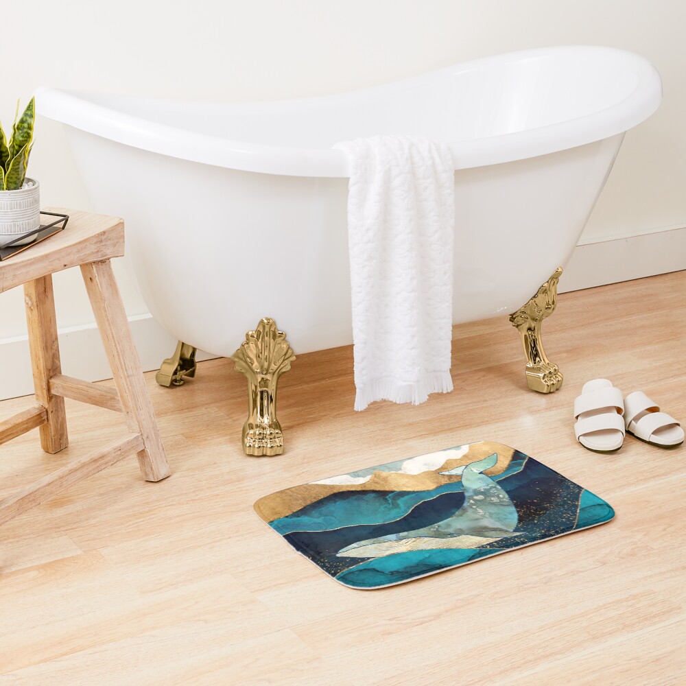 Blue Whale Bath Mat