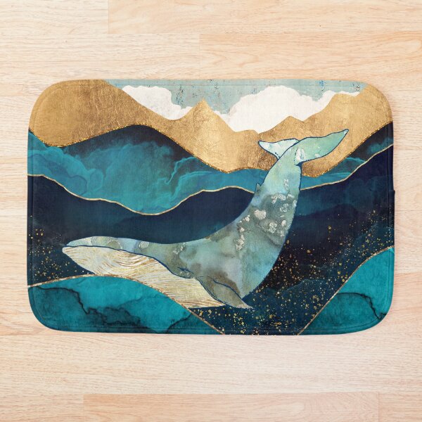 Blue Whale Bath Mat