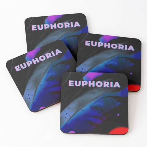 Item preview, Euphoria black poster designed and sold by Corgi-Gang.