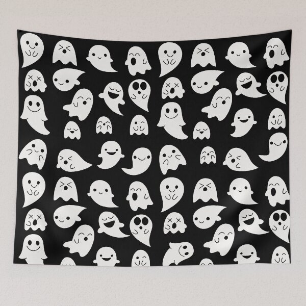 Item preview, Cute Kawaii Ghost pattern designed and sold by ValentinaHramov.