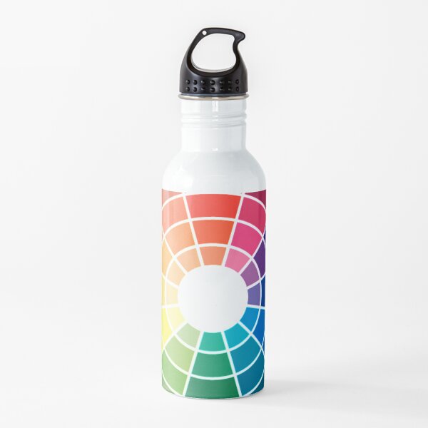 Colour wheel tints tones and shades Water Bottle