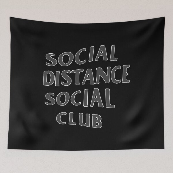 Item preview, Social Distance Hoodie, Social Distance Face Mask, Social Distance Shirt, Social Distance Club, Social Distance Sticker designed and sold by youzername.