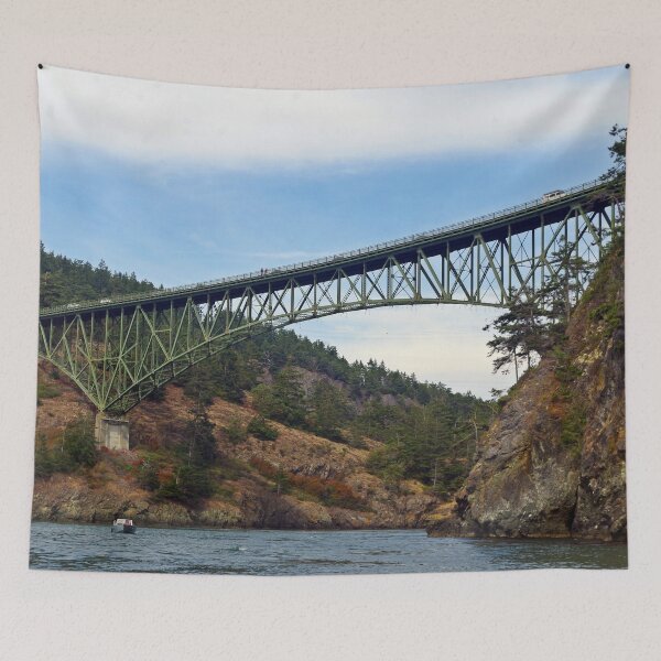 Item preview, Deception Pass Bridge August - horizontal designed and sold by VikingVisual.