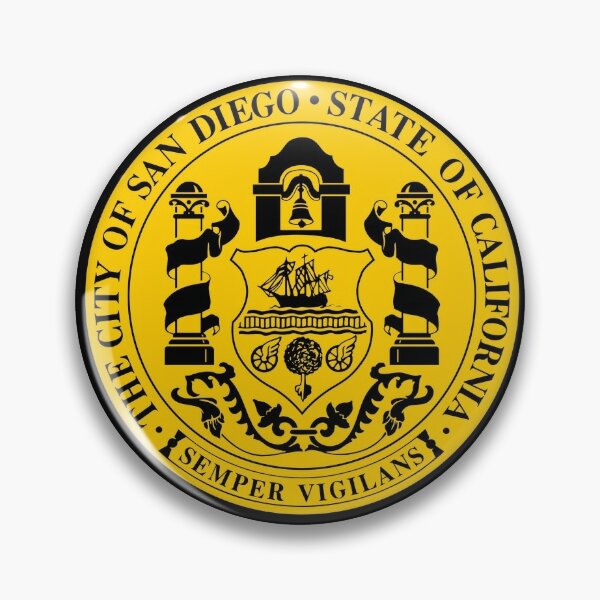 Seal of San Diego, California Pin