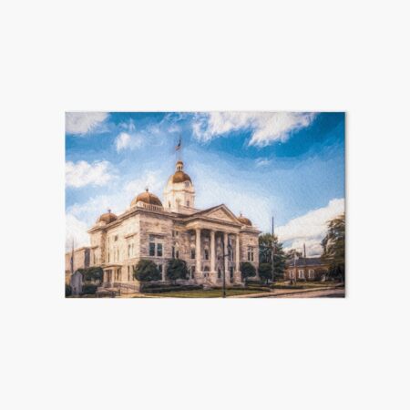 The Shelby Courthouse Art Board Print