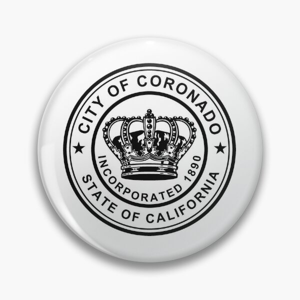 Seal of Coronado, California Pin