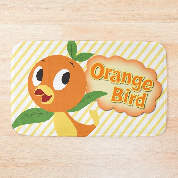 It's Orange Bird! Bath Mat