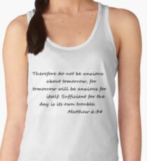 Matthew 6:34 Women's Tank Top