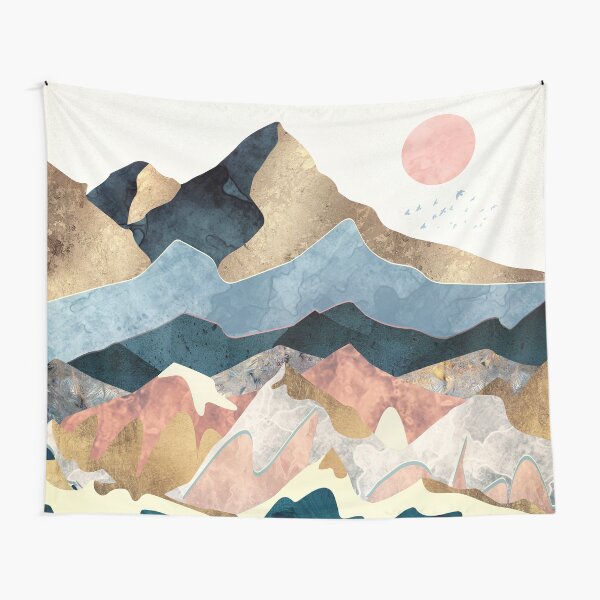 Golden Peaks Tapestry