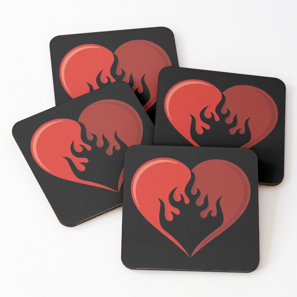 Item preview, Flame Heart Icon designed and sold by sifis.