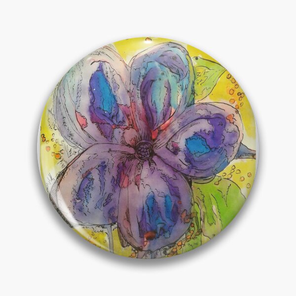 Item preview, Inky Flower 3 Yellow and Purple designed and sold by Kyleacharisse.