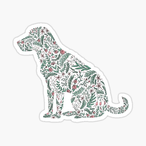 Artikel-Vorschau von Hundeblumensilhouette, designt und verkauft von famorack.