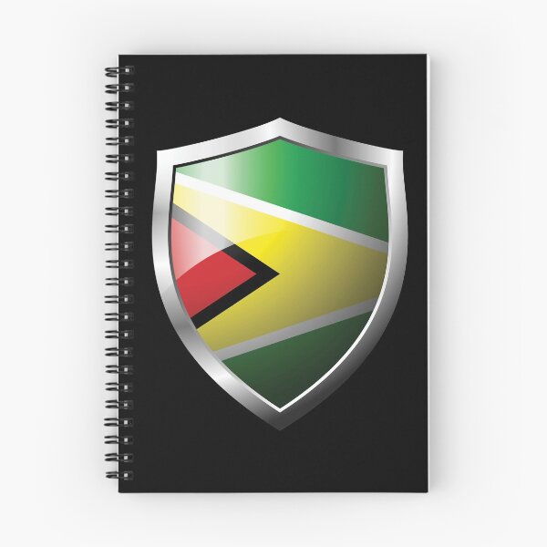 Item preview, Strong Guyana Bissau Flag Shield Country designed and sold by HelloFromAja.