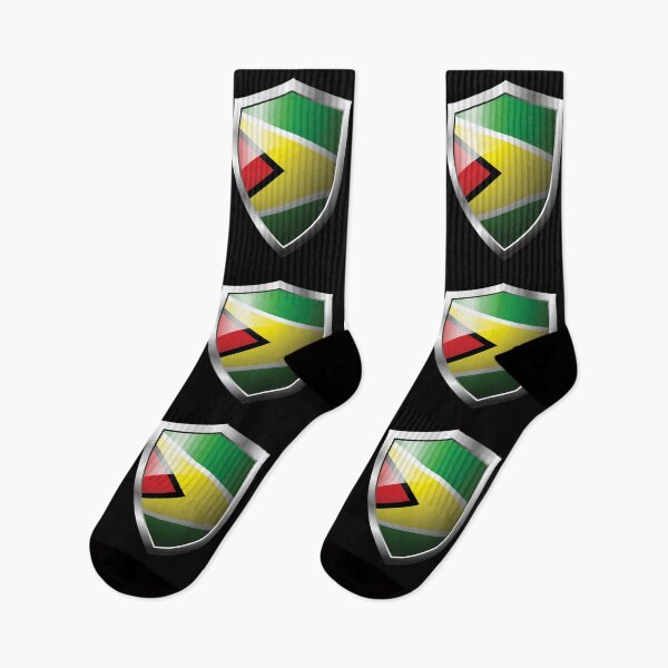 Item preview, Strong Guyana Bissau Flag Shield Country designed and sold by HelloFromAja.