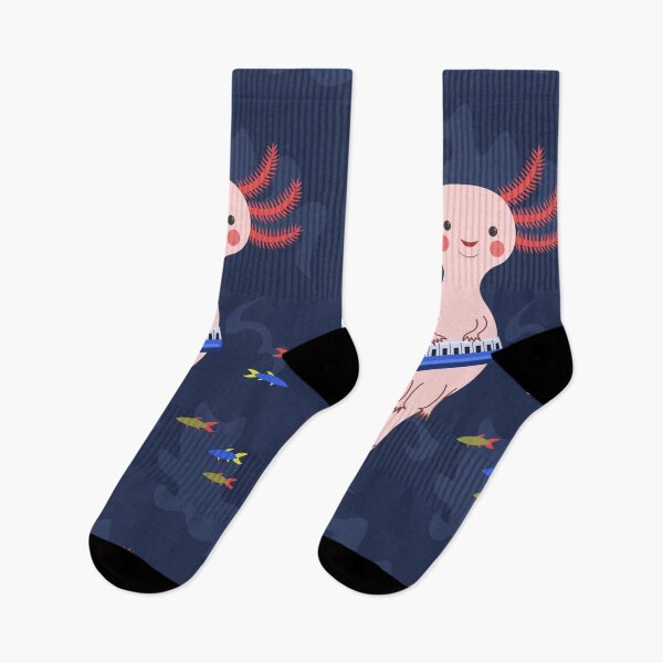 Item preview, Axolotl playing piano. designed and sold by NebulaSeven.