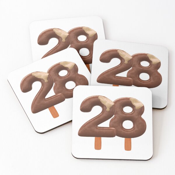 Item preview, 28 Ice Cream Twenty Eight Number 3d Chocolate designed and sold by HelloFromAja.