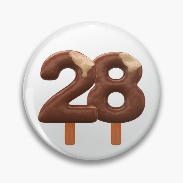 Item preview, 28 Ice Cream Twenty Eight Number 3d Chocolate designed and sold by HelloFromAja.