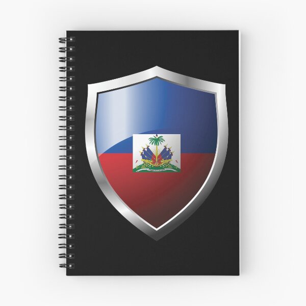 Item preview, Strong Haiti Flag Shield Country designed and sold by HelloFromAja.