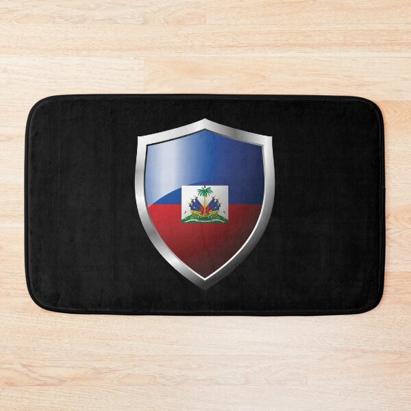 Item preview, Strong Haiti Flag Shield Country designed and sold by HelloFromAja.