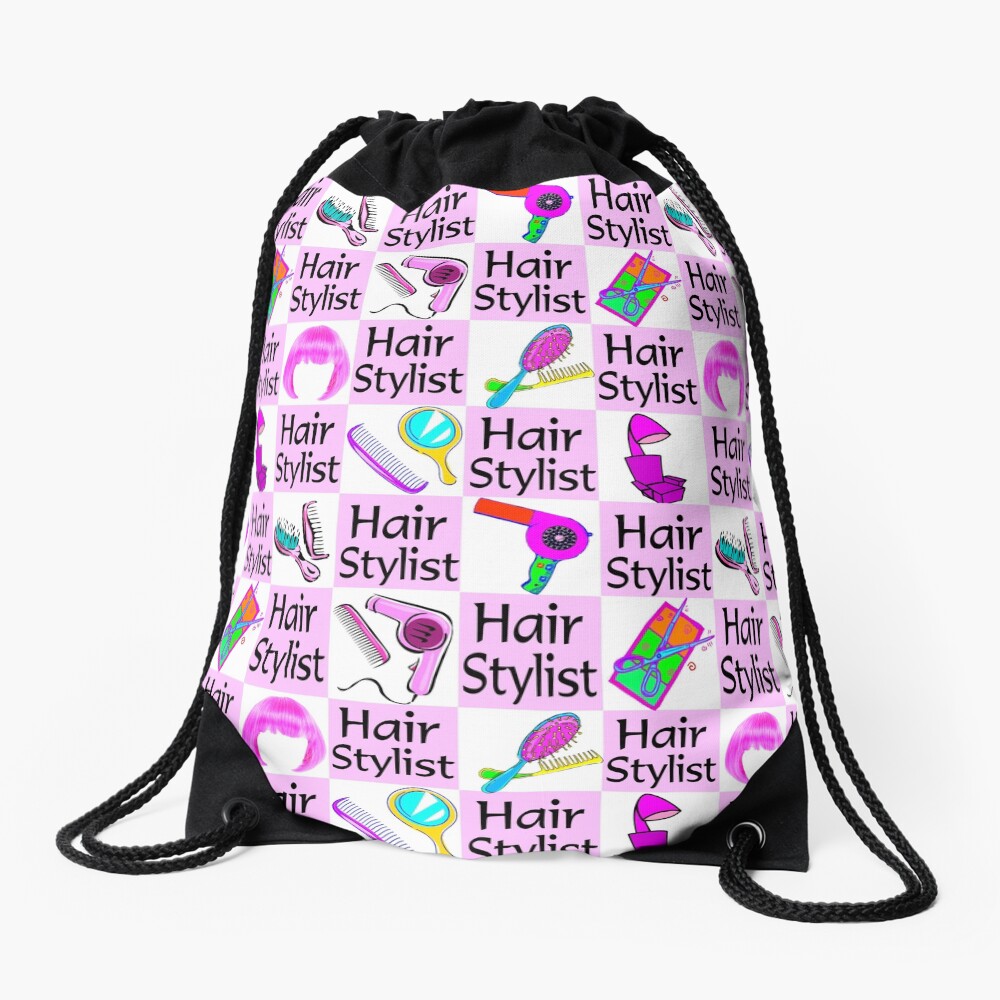 Awesome Hair Stylist Drawstring Bag By Jlporiginals Redbubble