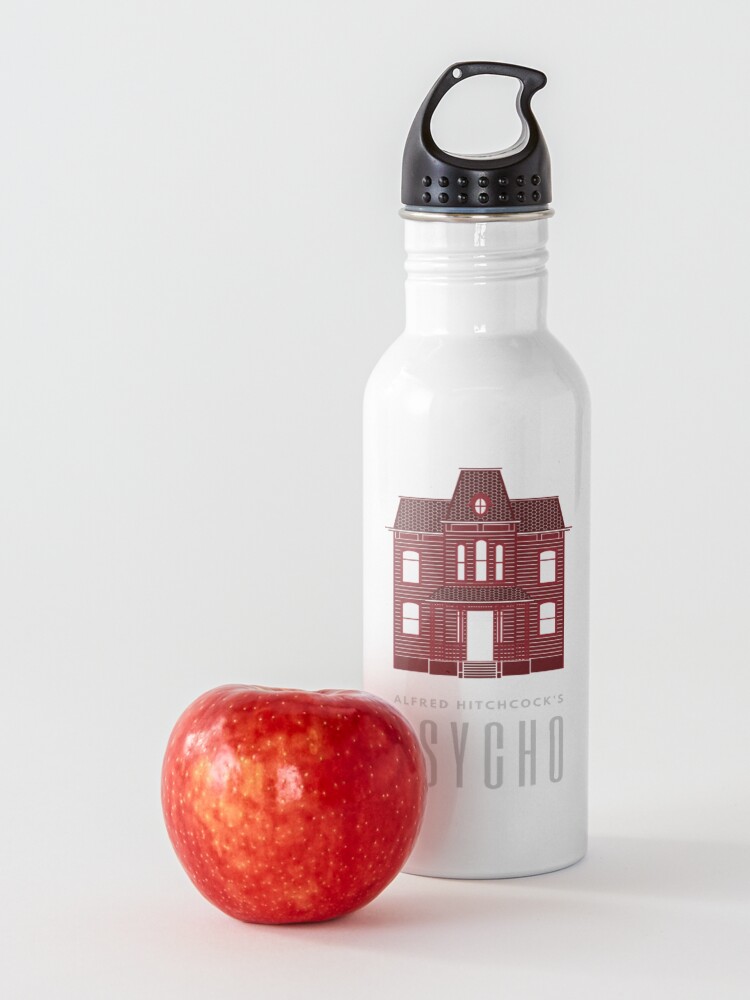 Alternate view of Alfred Hitchcock's PSYCHO (Blood Red) Water Bottle