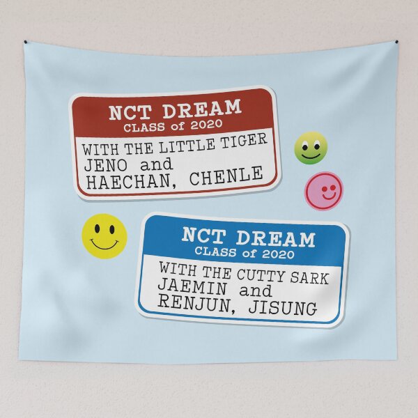 Item preview, NCT DREAM - 7 days' nametags. designed and sold by Duckiechan.