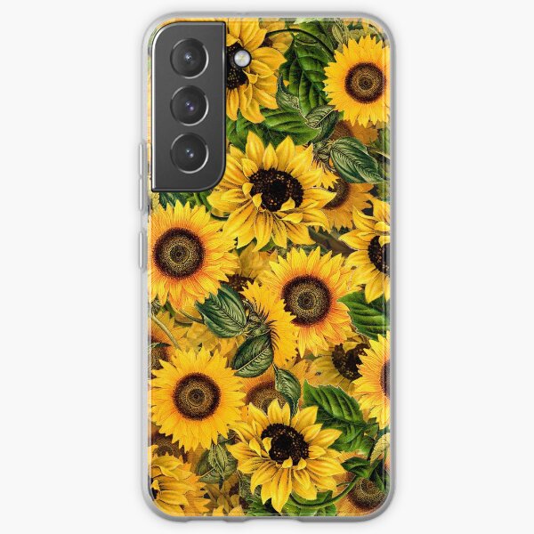 Sunflowers Love Gold Samsung Galaxy Soft Case