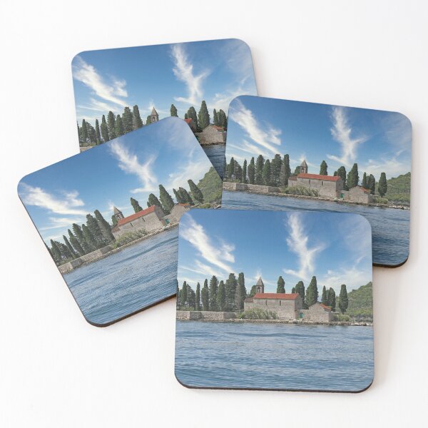 Item preview, Saint George monastery in Perast Montenegro designed and sold by goceris.
