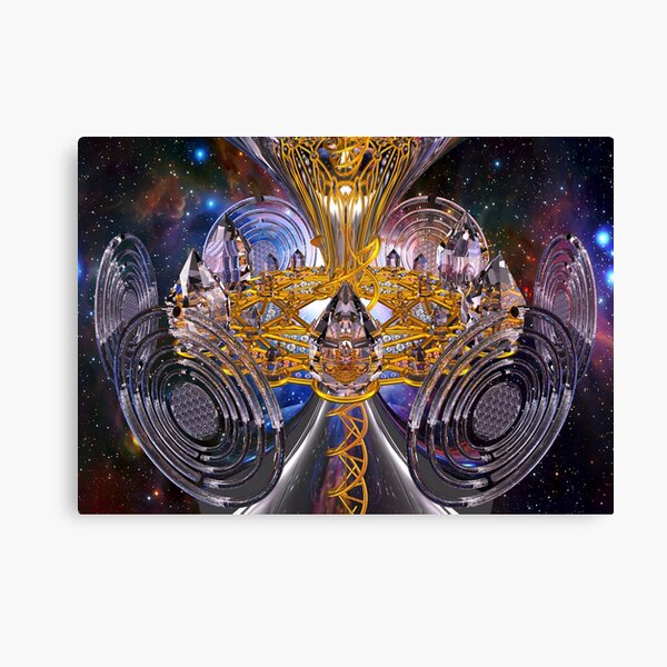 Scalar Wave DNA Healing Code Canvas Print