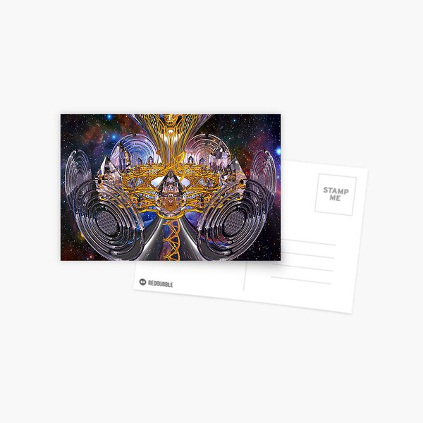 Scalar Wave DNA Healing Code Postcard