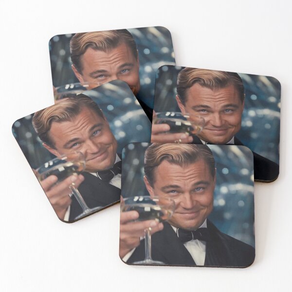 Leonardo Dicaprio Great Gatsby Coasters (Set of 4)