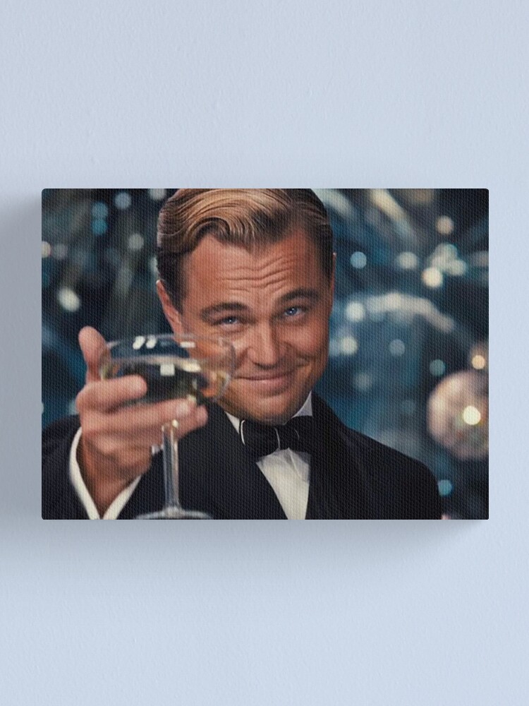 Alternate view of Leonardo Dicaprio Great Gatsby Canvas Print