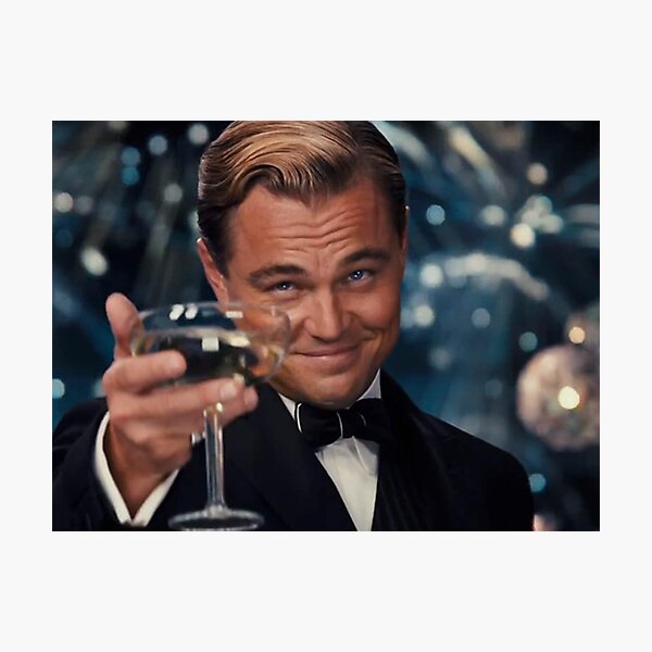 Leonardo Dicaprio Großer Gatsby Fotodruck