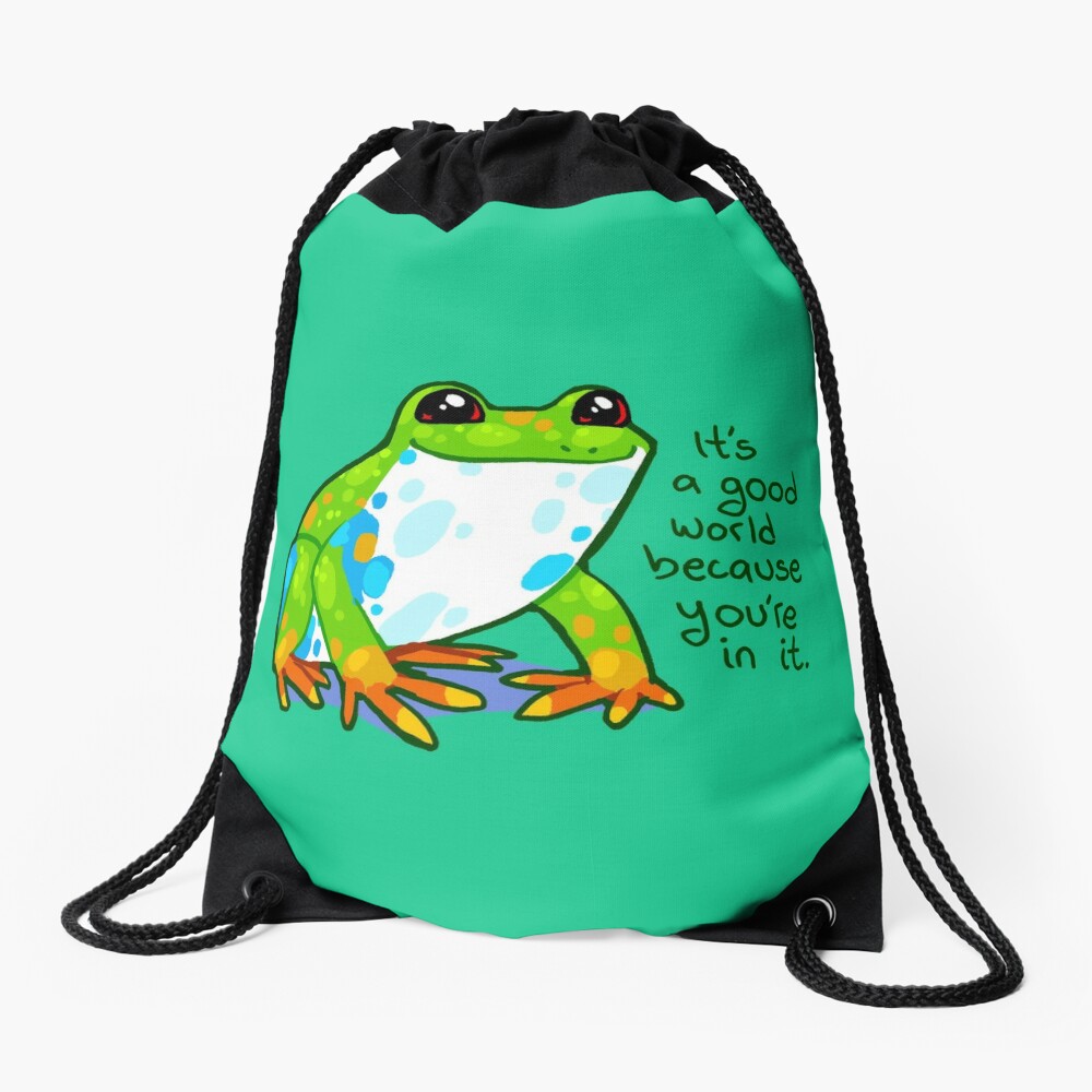 You're Doing What You Can Kind Rainbow Tiger Drawstring Bag for Sale by  thelatestkate
