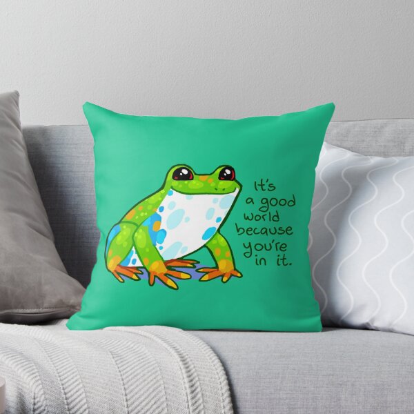 Cute Frog Pillows & Cushions for Sale