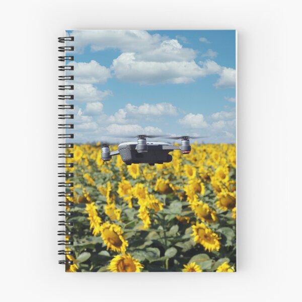 Item preview, The drone is flying over the sunflower field in summer designed and sold by goceris.