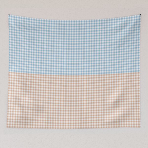 Item preview, Gingham Blue Cream Classic designed and sold by PageDesigns.