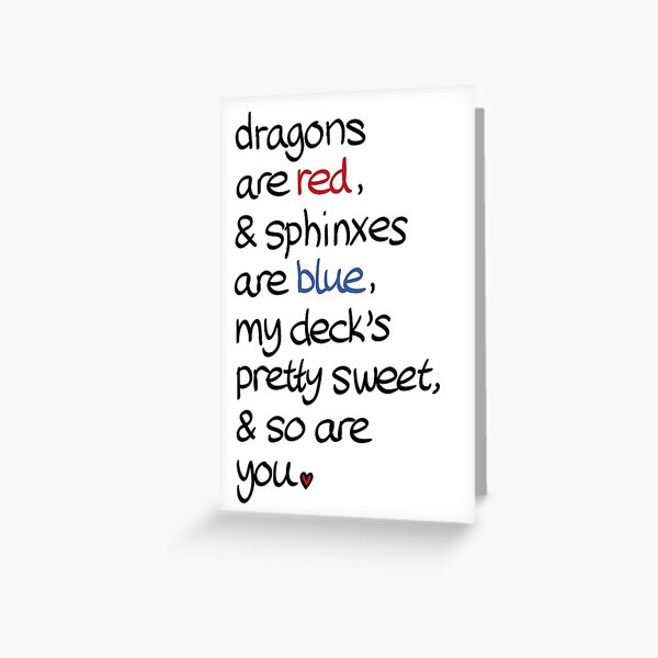 MtG Valentine Greeting Card