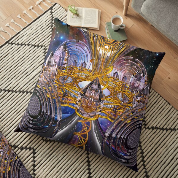 Scalar Wave DNA Healing Code Floor Pillow