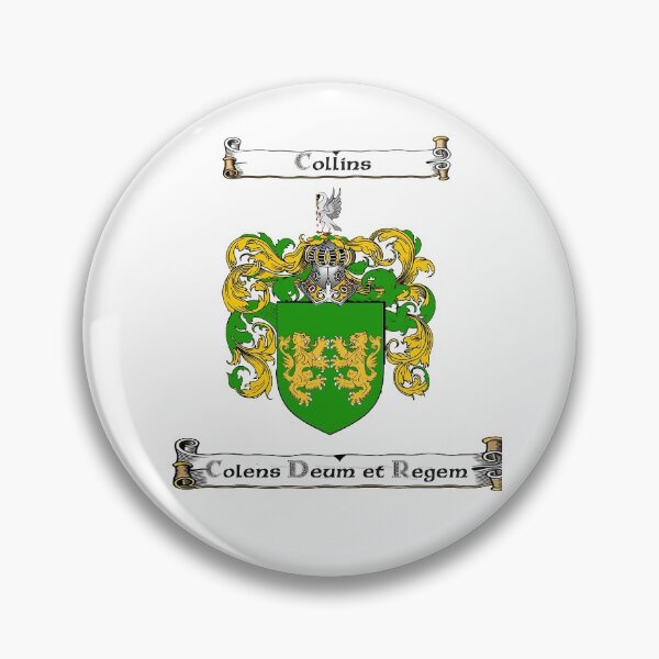Item preview, Collins Family Crest and Motto designed and sold by Hibernia29.