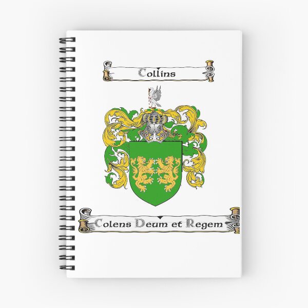 Item preview, Collins Family Crest and Motto designed and sold by Hibernia29.