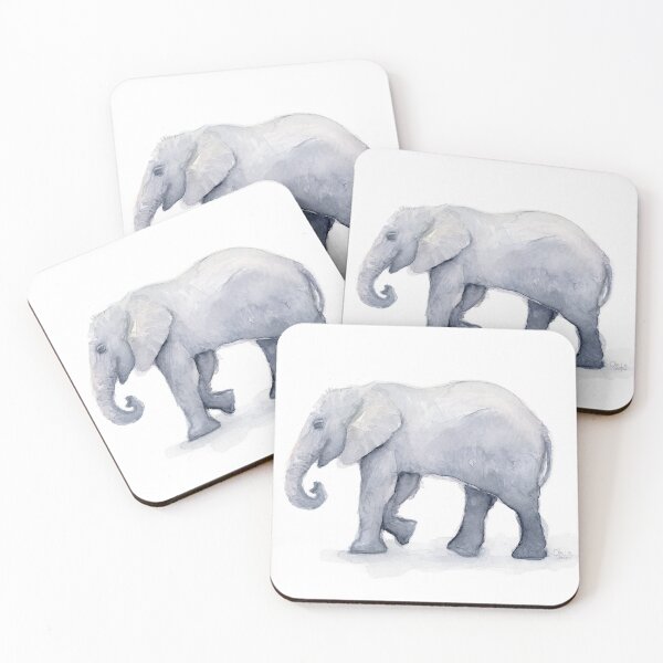 Item preview, Elephant Watercolor designed and sold by Olga Shvartsur.