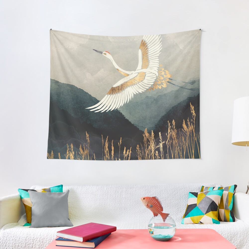Elegant Flight Tapestry