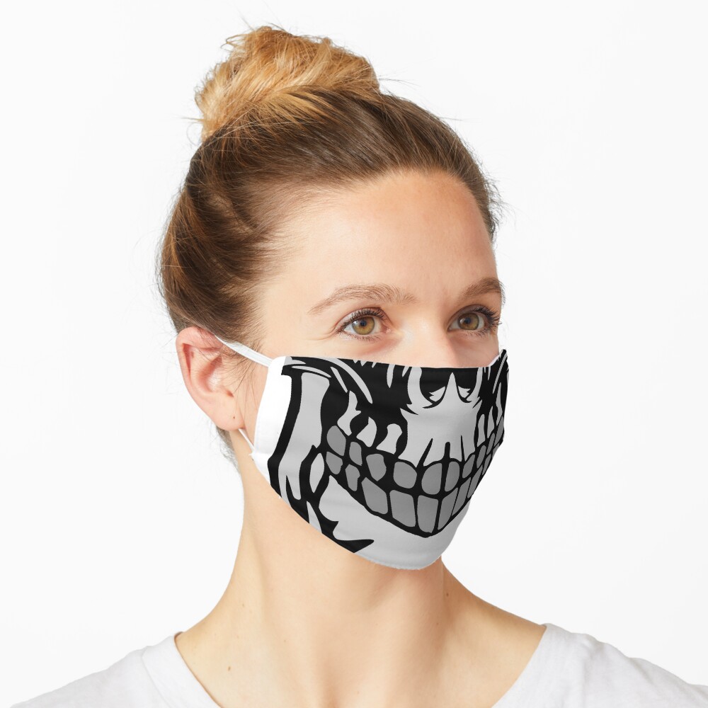 Skelett Totenkopf Schadel Mund Gesichtsmaske Mundbedeckung Maske Von Spoox Redbubble