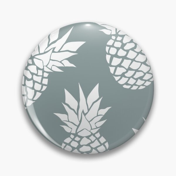 Artikelvorschau, Hawaii Tropical Pineapple, Teal and White entworfen und verkauft von meggydesigns.
