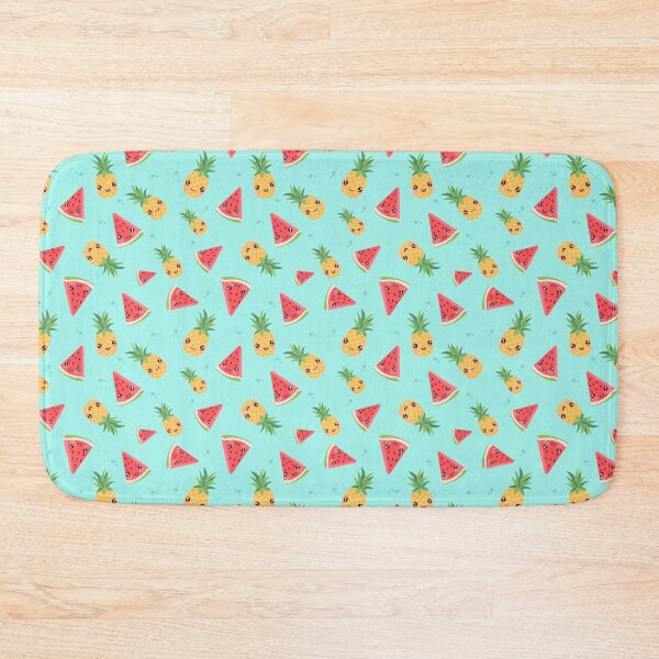 Item preview, Kawaii Tropical Pineapple & Watermelon designed and sold by redwoodandvine.