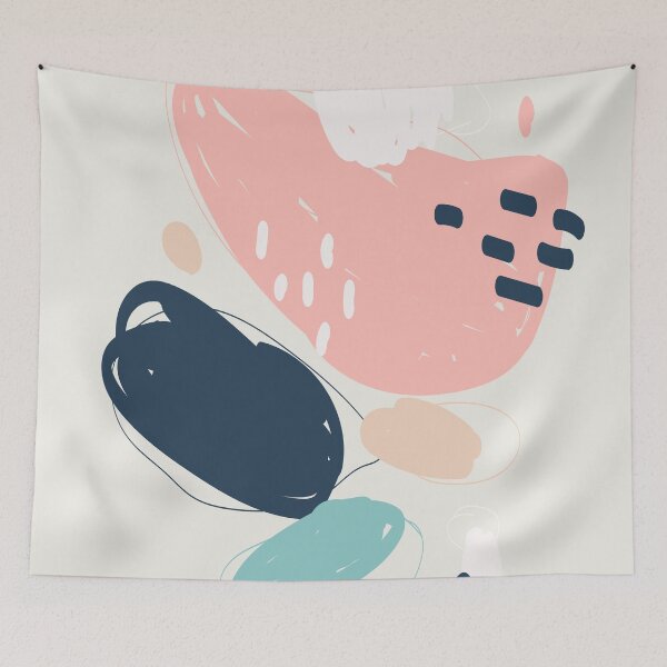 Item preview, Abstract Mid Century Modern Minimal Shapes 02 designed and sold by MarleneCanto.